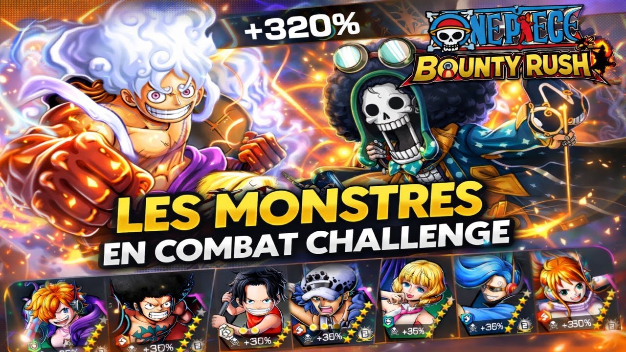 Luffy & Brook en mode MONSTRES (Surtout luffy) | Bounty Rush Challenge