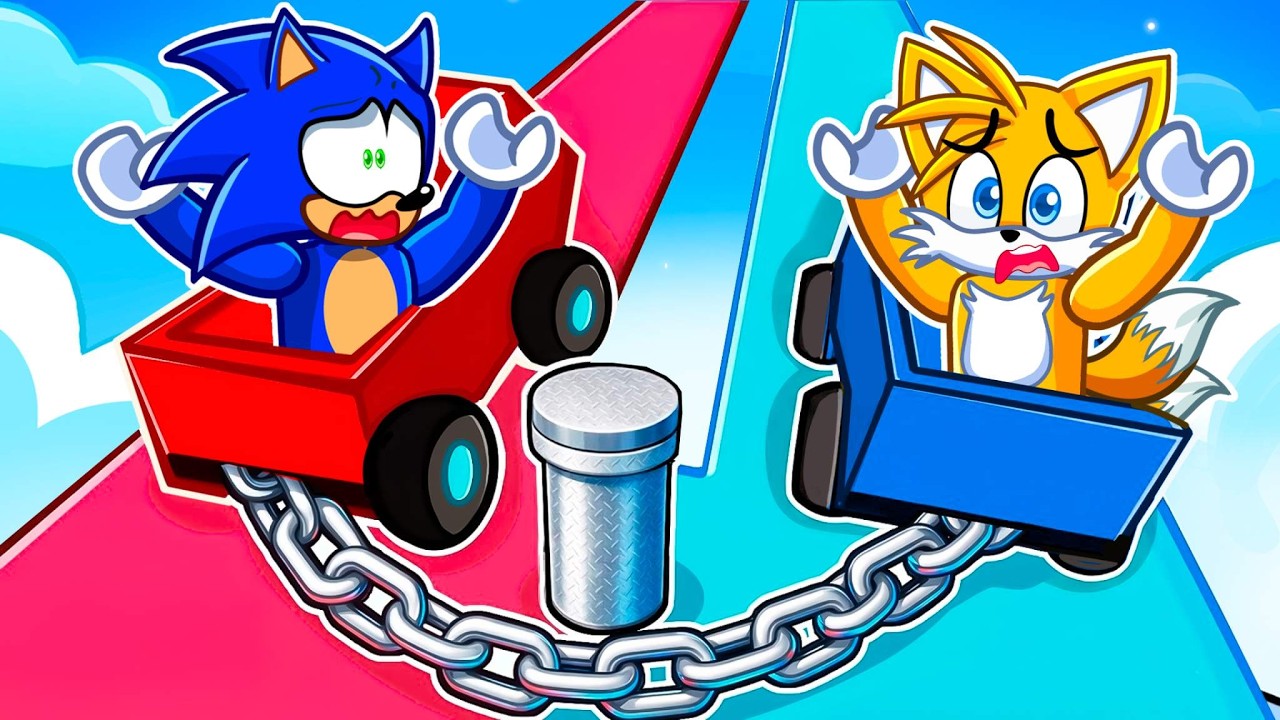 Sonic i Tails grają w SAMOCHODY NA ŁAŃCUCHU w Robloxie!