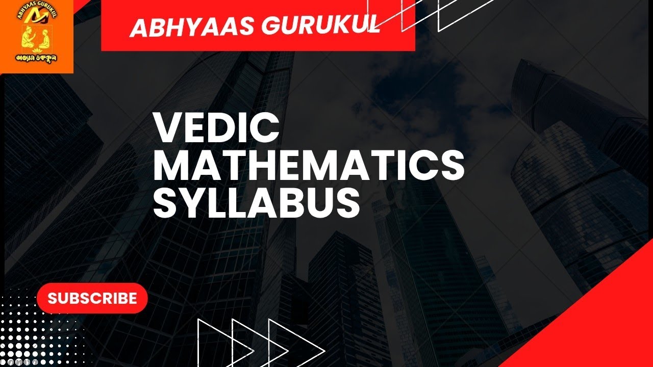 Vedic Mathematics Syllabus 