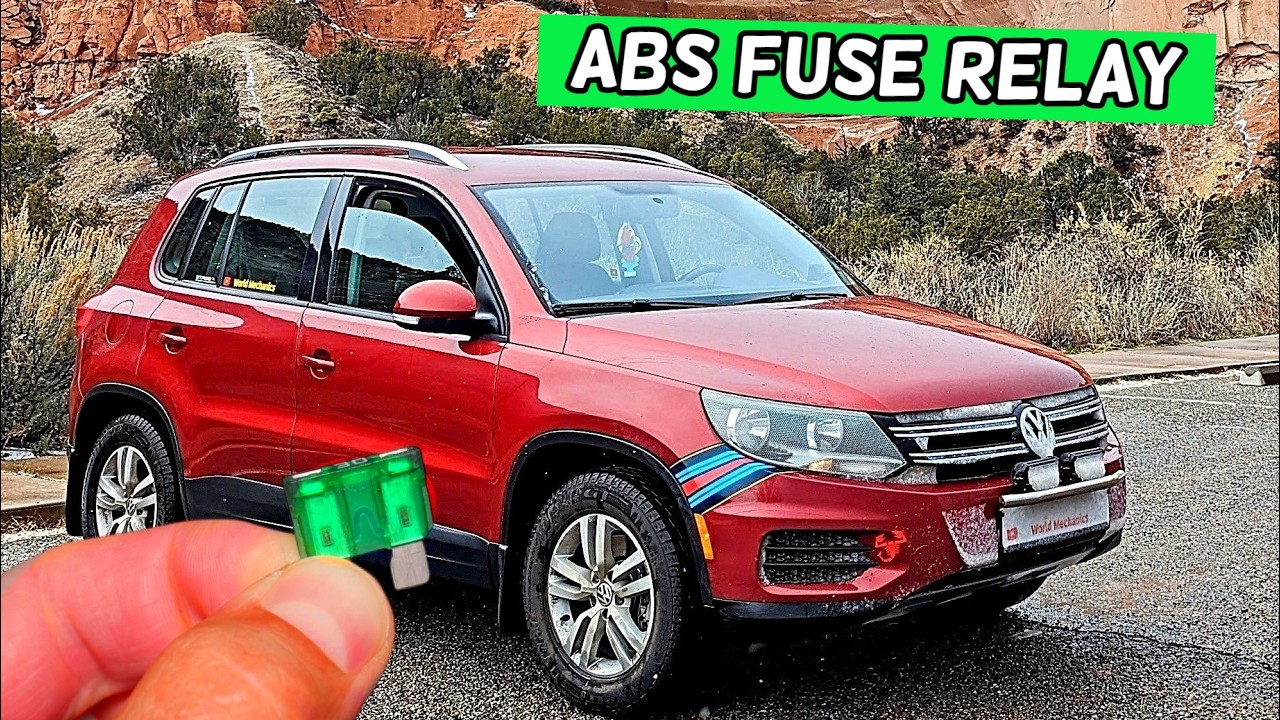 VW TIGUAN ABS Brake Control Module Fuse Relay Location Replacement 2008 2009 2010 2011 2012 2013 201