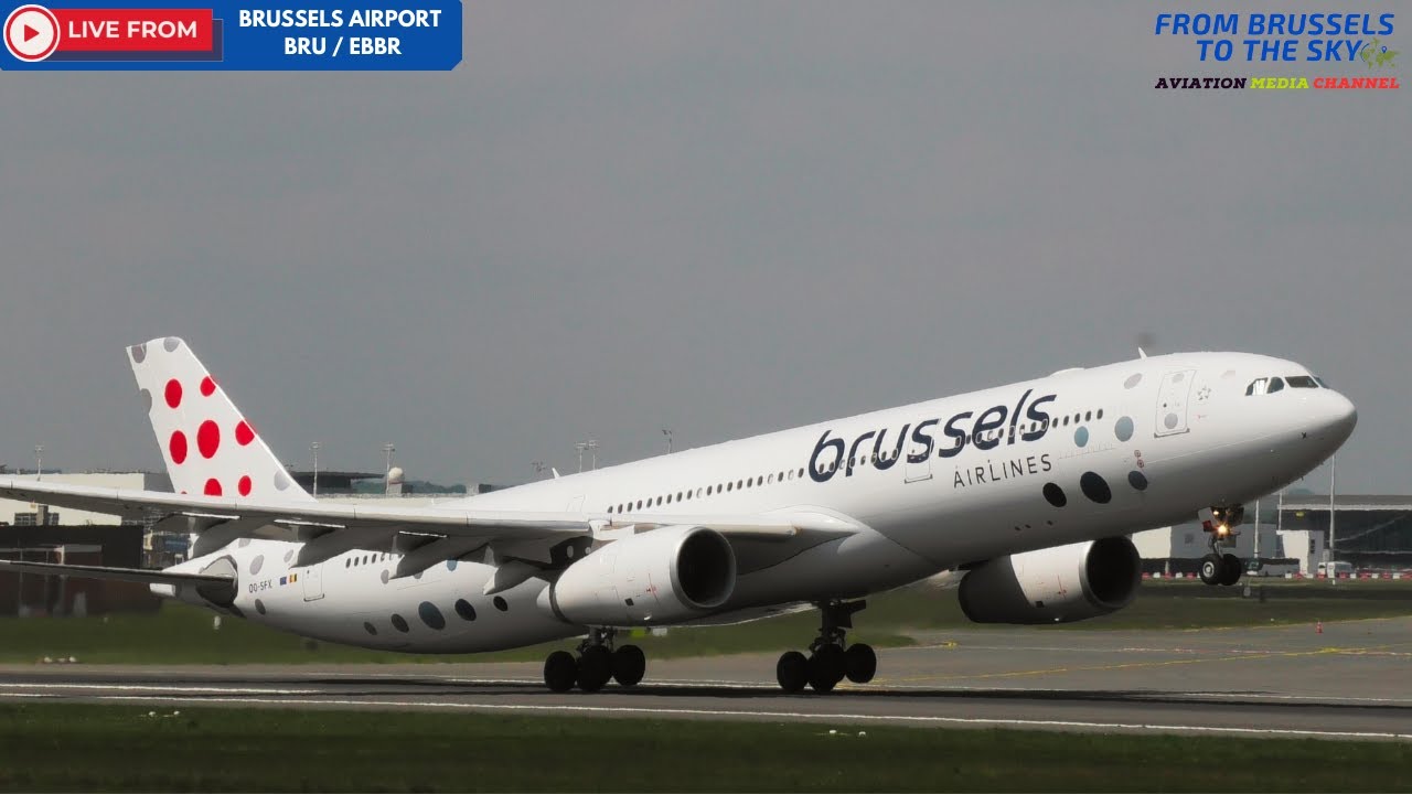🔴 LIVE - Brussels Airport - Plane Spotting