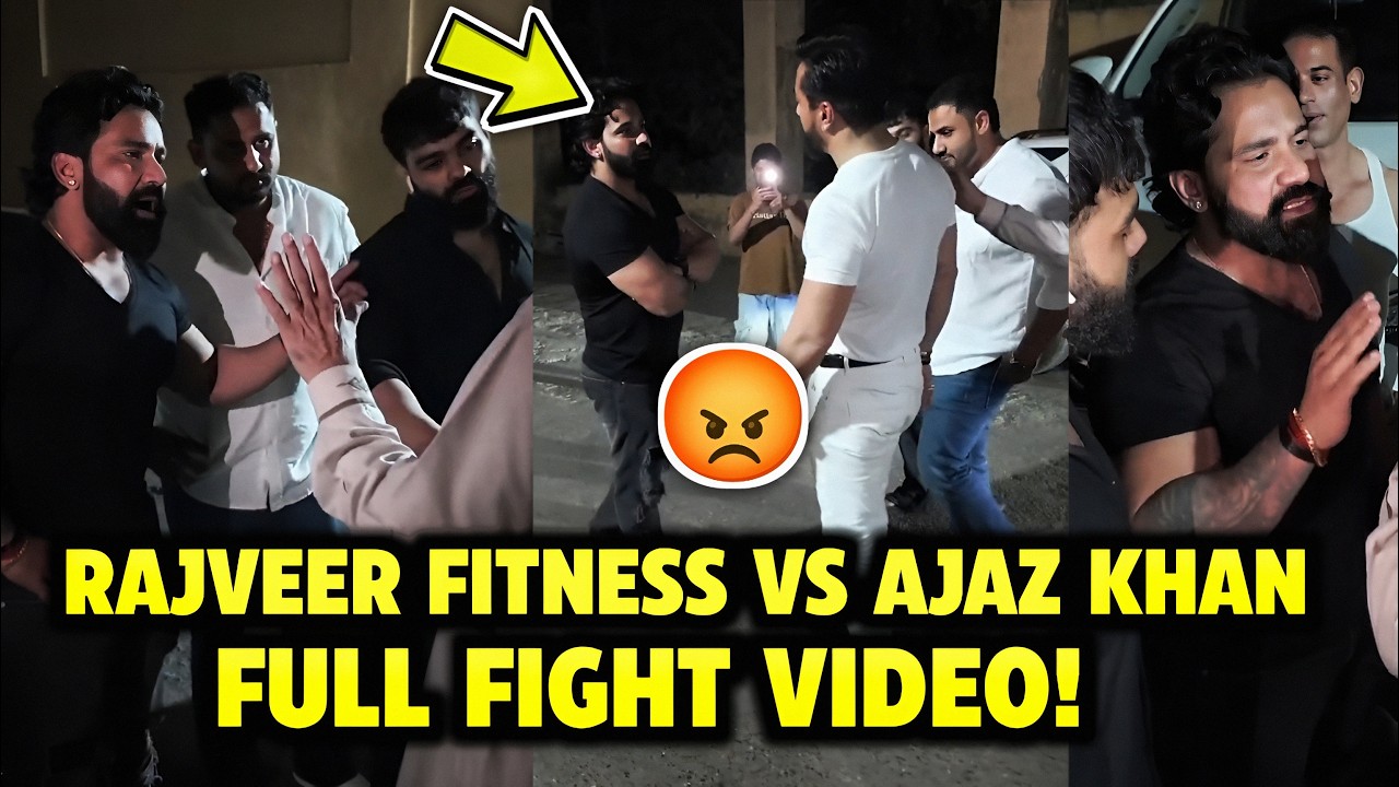 Rajveer Fitness Vs Ajaz Khan FULL FIGHT VIDEO! Ajaz Khan Vs Rajveer Fitness Fight, Rajveer Shishodia