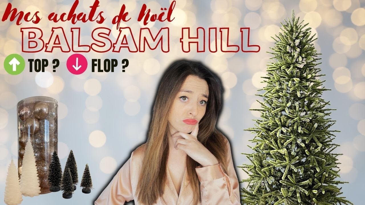 SAPIN BALSAM HILL / AVIS / CRASH TEST / MONTAGE et quelques décos de Noël ! #christmastree #vlogmas