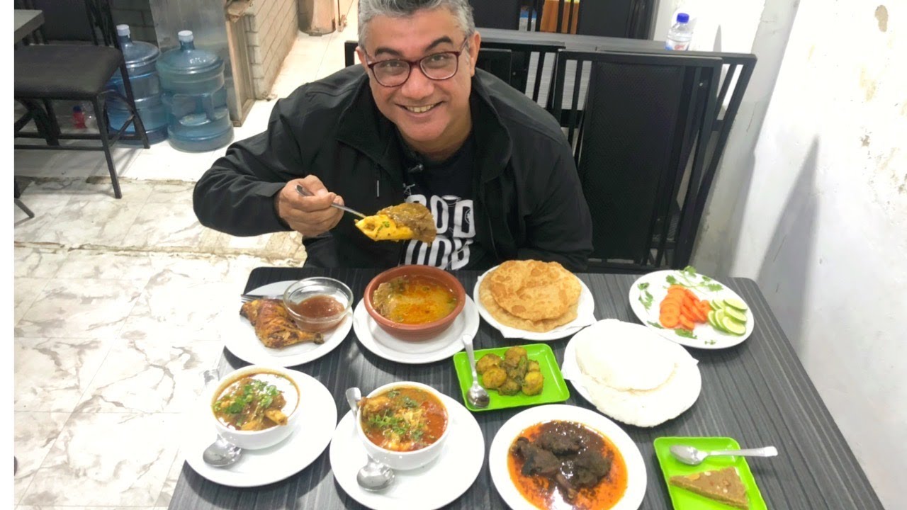 নেহারি বাবা😮 - নেহারি, হাঁস আর চালের রুটি - NEHARI - DUCK CURRY in Dhaka - HILLOL