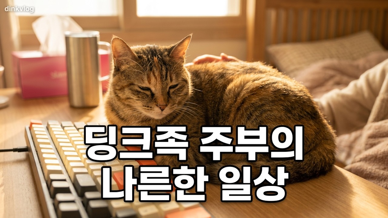 고양이와 함께하는 나른한 오후 ㅣ 게으른 주부의 미니멀한 하루 루틴🌿