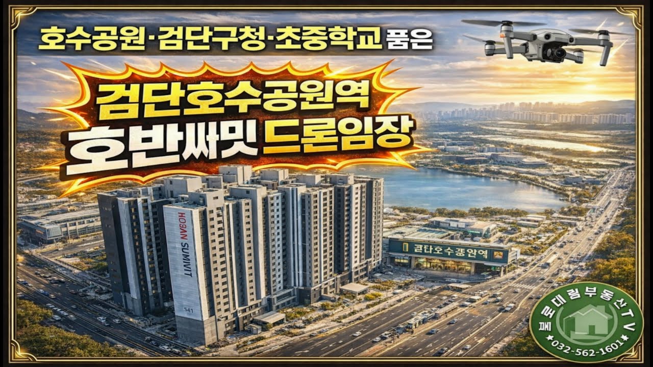 검단호수공원역호반써밋 드론임장(전월세 접수중)
