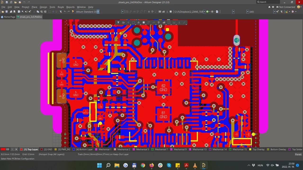 NY&Aacute;K tervez&eacute;s / PCB design