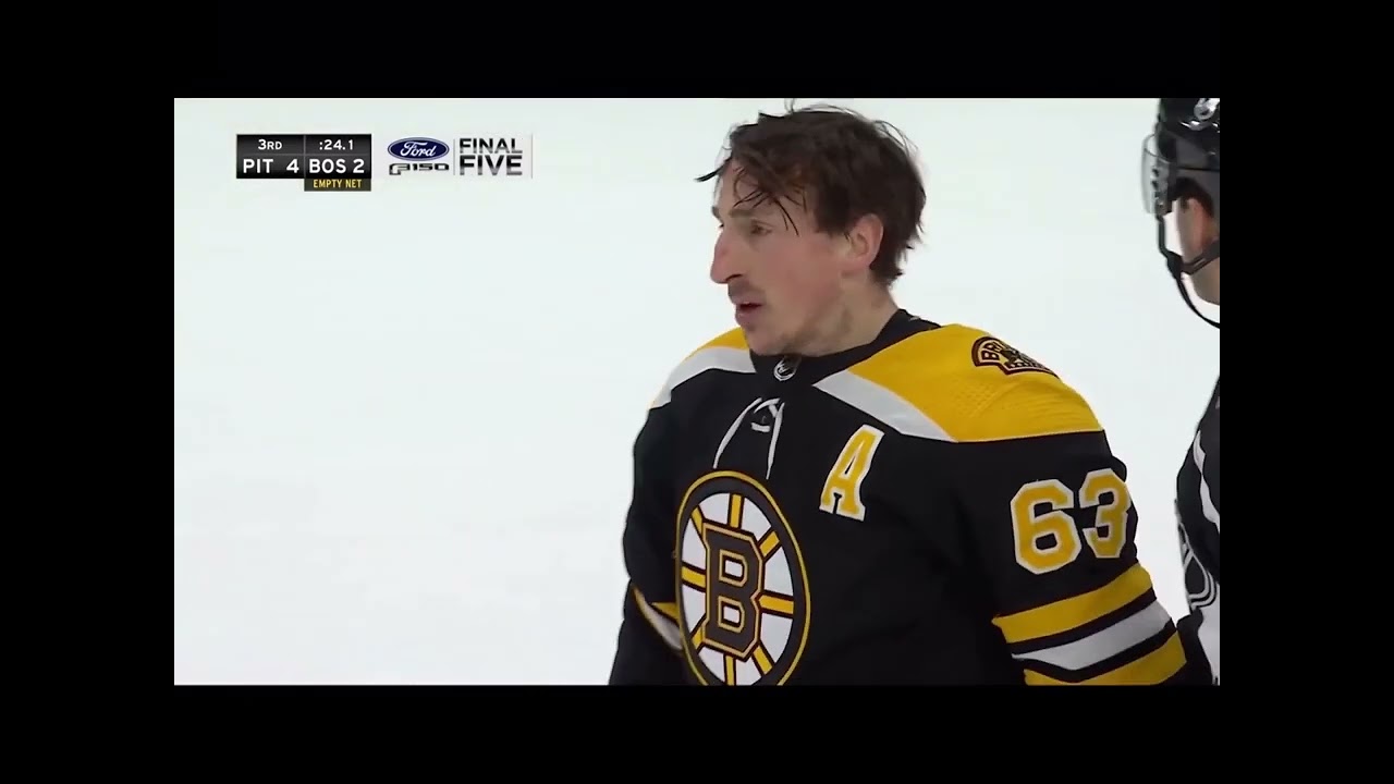 Brad Marchand PUNCHES AND SLASHES GOALIES FACE*