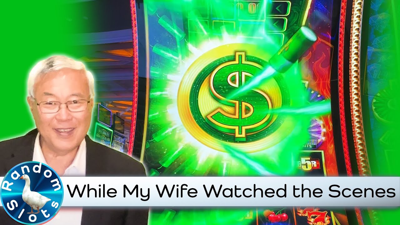 Quick Hit Link Fire Slot Machine Bonus While my Wife Watched the Scenes