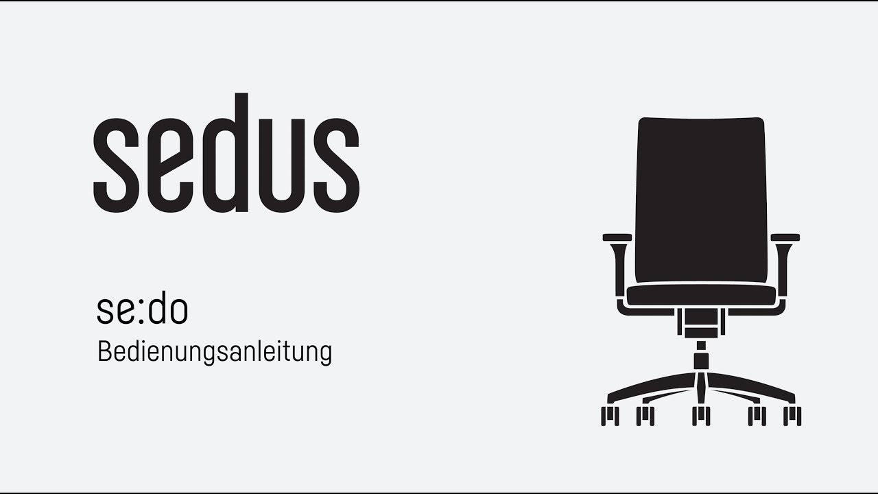 Drehstuhl se:do - Bedienungsanleitung
