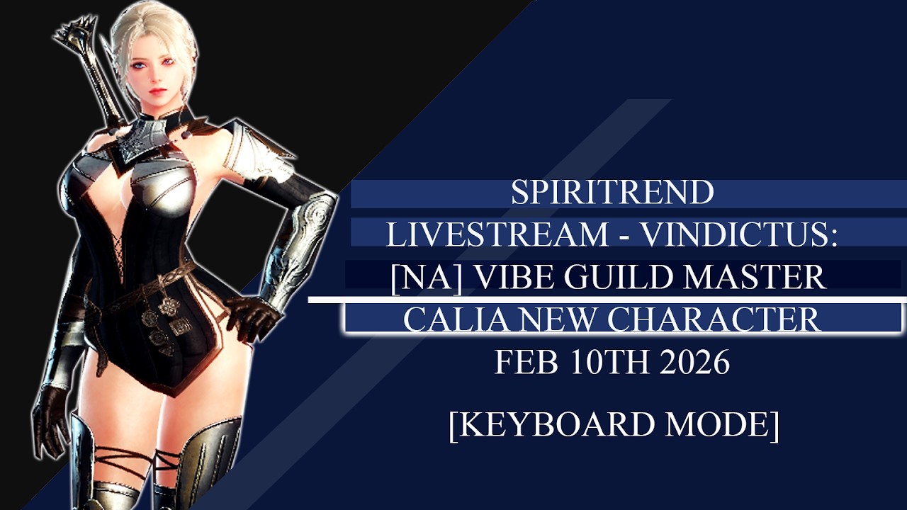 VINDICTUS: [NA] VIBE Guild Master on New Character[Calia] & Return Player info 2026