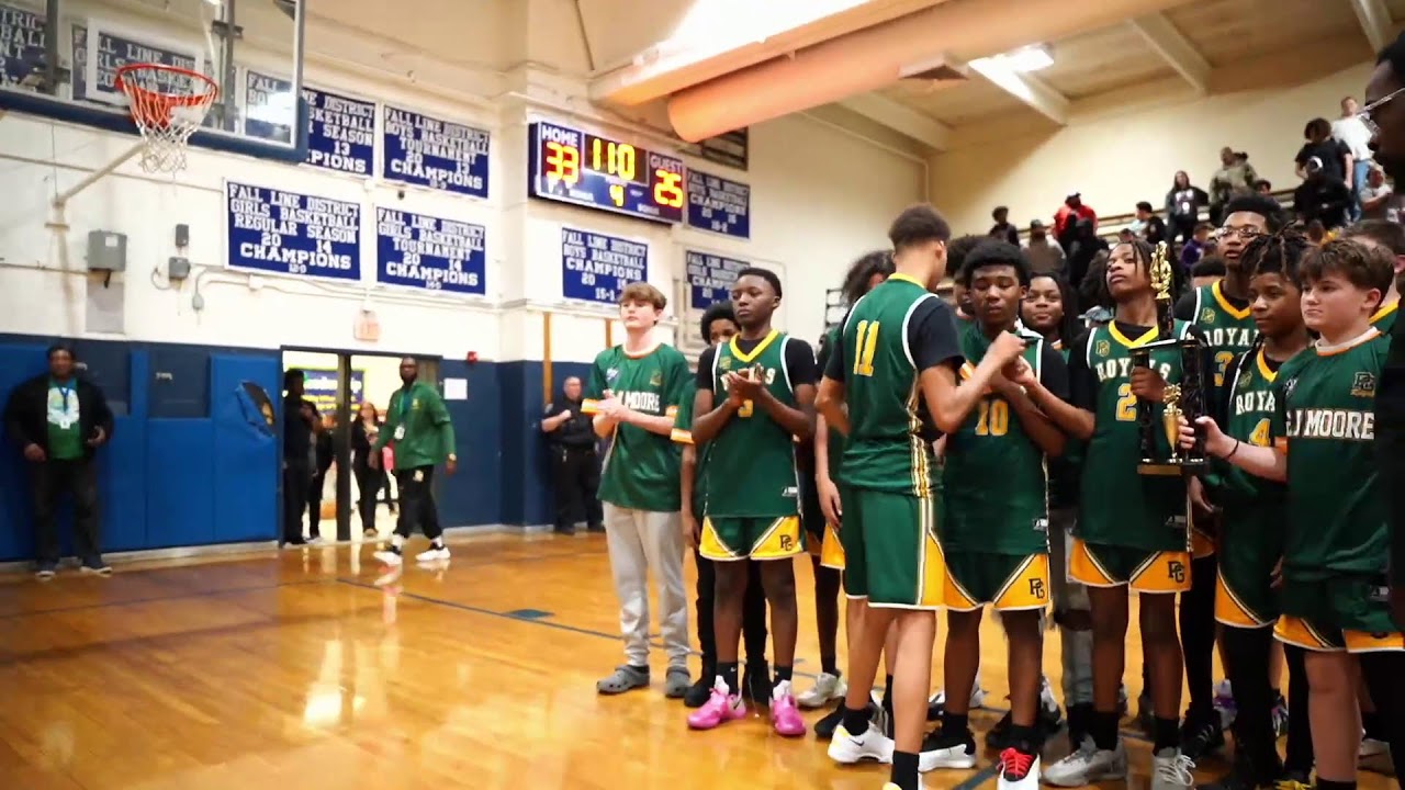 Fall Line District Championship Carter G. Woodson Wildcats vs J.E.J Moore Jr. Royals