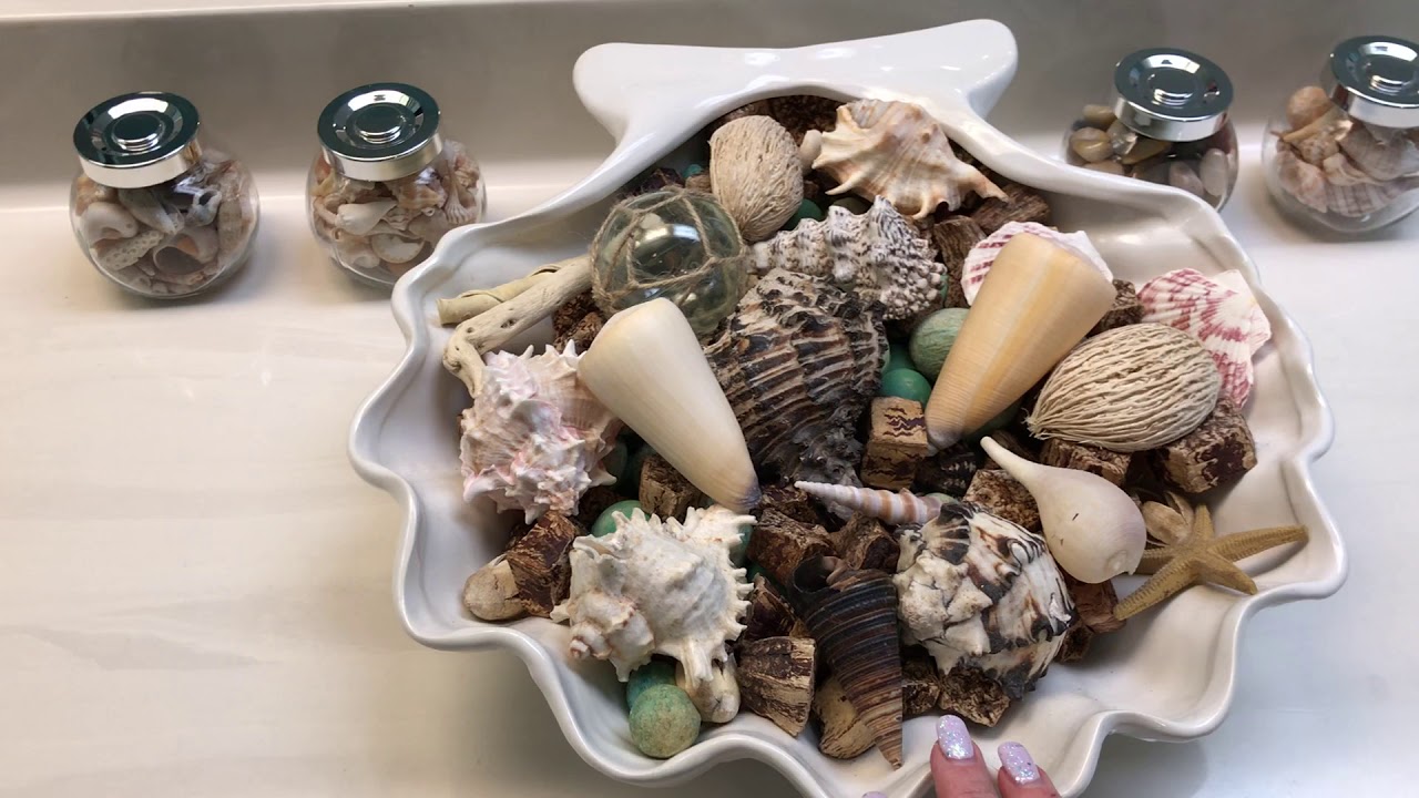 Tour of My Master Bathroom Decorated with Tons of Shells