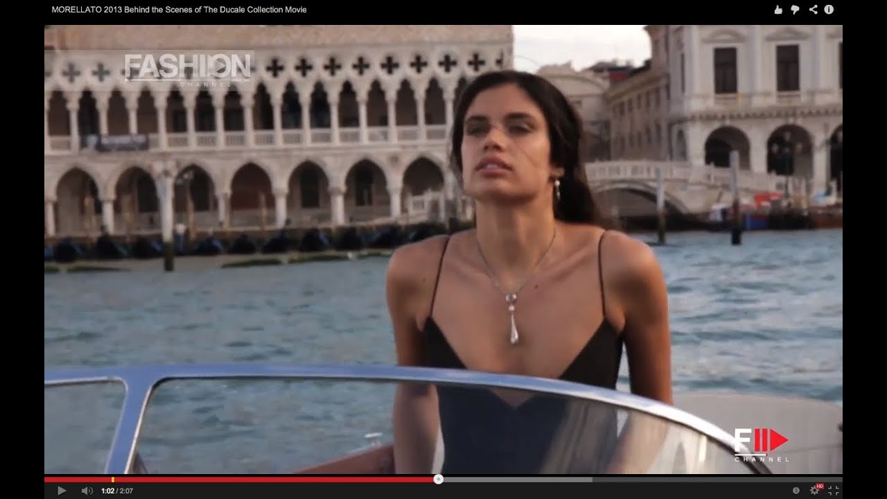 SARA SAMPAIO for "MORELLATO 2013" Behind the Scenes of The Ducale Collection Movie