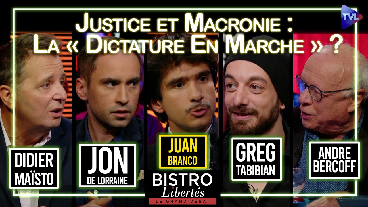 Juan Branco et les pros de la rébellion à Bistro Libertés - TVL