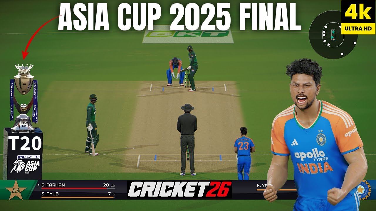 WHO WINS? 🔥 ASIA CUP 2025 FINAL | Cricket 26 INDIA vs PAKISTAN 4K Gameplay