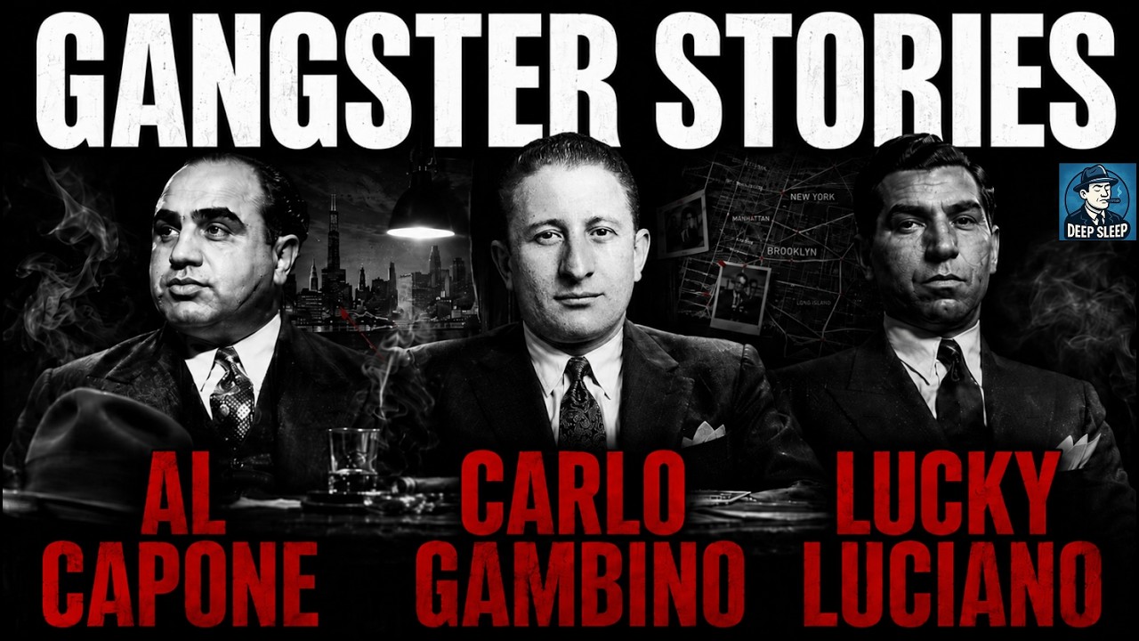 Al Capone & Carlo Gambino & Lucky Luciano | Gangster Stories for Sleep
