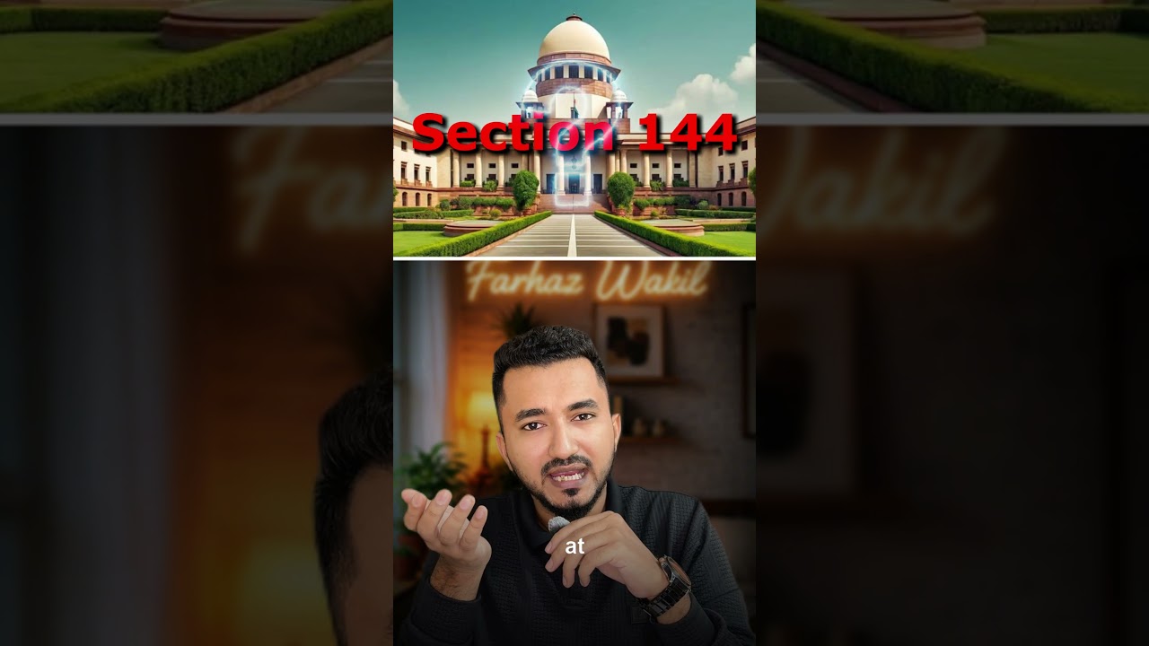 🫡What is Section 144 (BNSS 163) Explained in 60 Seconds! 🚨#shorts