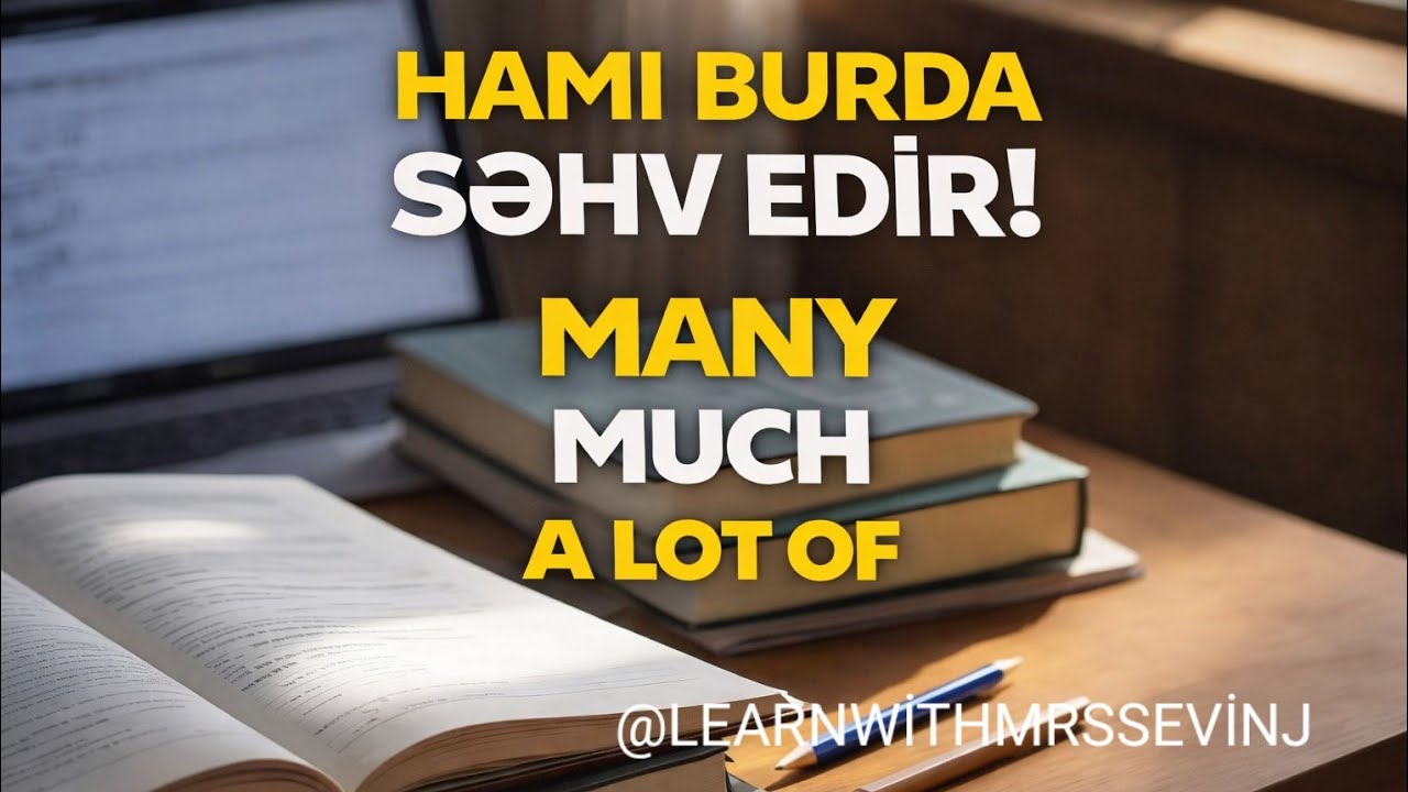 Many, much, a lot of ✅#ingilis_dili #english #abituriyent #imtahan #buraxilisimtahani 
