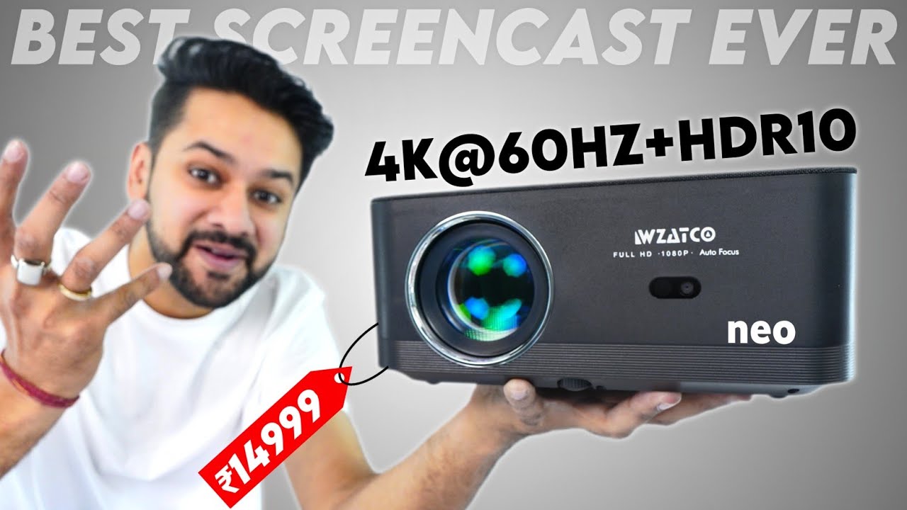 Wzatco Neo Projector Review | 4K@60hz Support With Best Screen Mirroring Under ₹15000