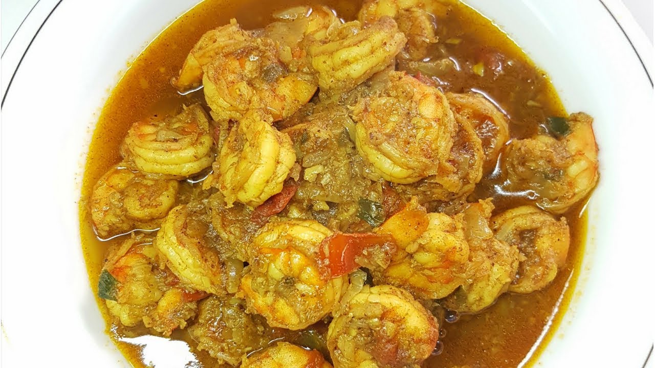 Prawns Curry, step by step Recipe Video II Real Nice Guyana.
