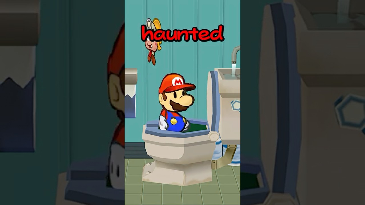 Ванная с привидениями из Paper Mario