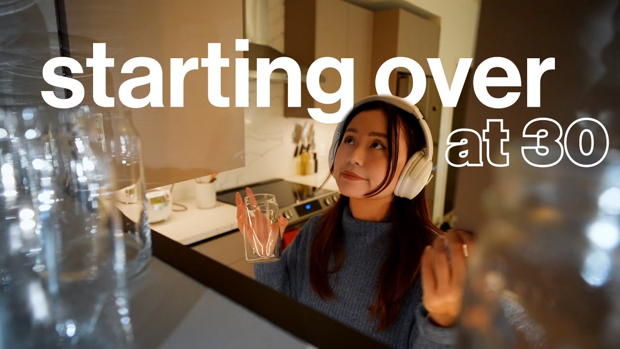 Starting Over at 30 | design school, 100k subs, m3 macbook unboxing