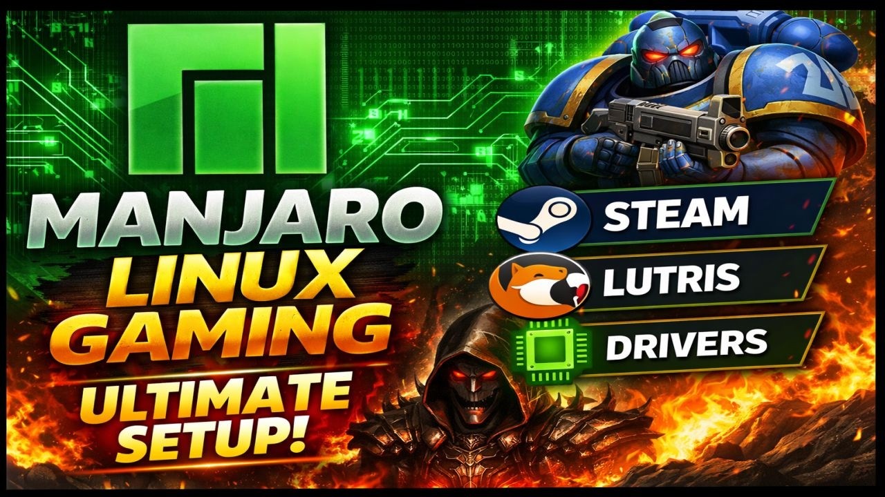 Как настроить Manjaro Linux для игр (Steam, Lutris, драйверы и ядра)
