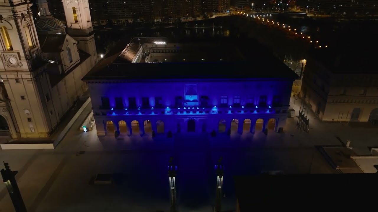 Saltoki - Proyecto Iluminación Fachada Ayuntamiento de Zaragoza