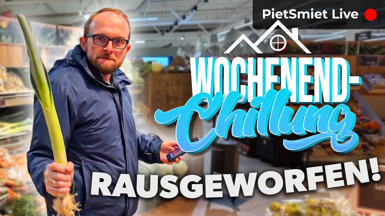 RAUSGEWORFEN aus dem Supermarkt | Wochenendchillung Tag 1