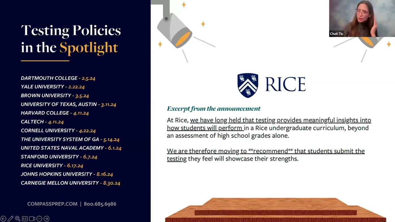 CD2C 2025 Navigating College Admissions Testing with Compass Prep