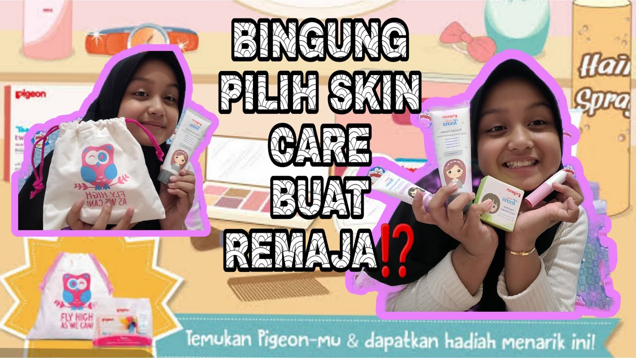 🔴UNBOXING PAKET ⁉️ SKIN CARE YANG COCOK DAN AMAN BUAT REMAJA ||PIGEON.. 🆓 POUCH 👝CANTIK😍😍