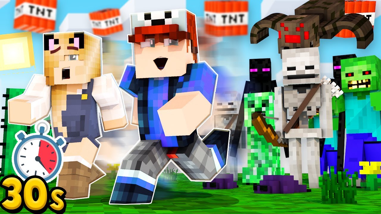 MINECRAFT Ale Co 30 Sekund Coś Chce Nas Zabić! | Vito i Bella