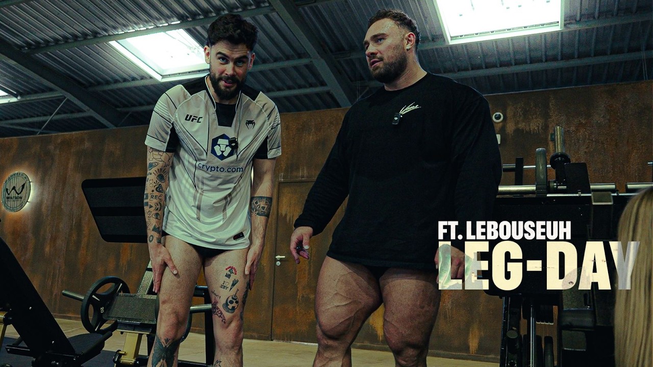 Séance jambes INTENSE avec @LeBouseuh