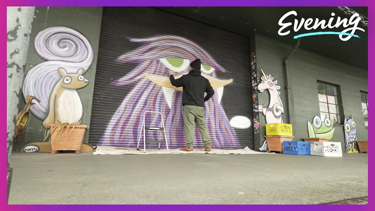 Muralist Henry embarks on quest to paint 1,000 Sasquatch heads throughout Seattle