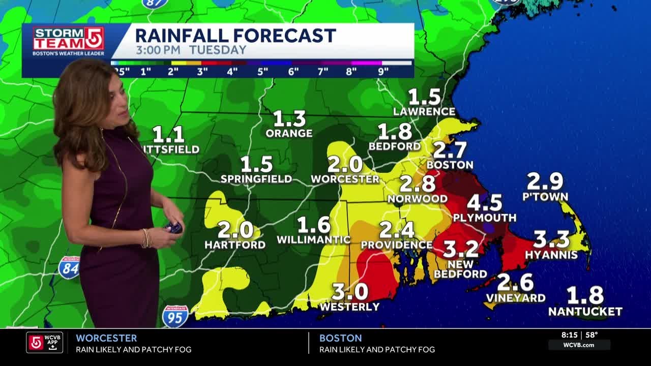Video: Rain and strong wind expected late Sunday as Nor'easter moves in