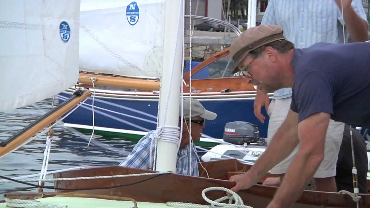 Bristol Boat Company - Herreshoff H-20 Launch and First Sail in Bristol, Rhode Island