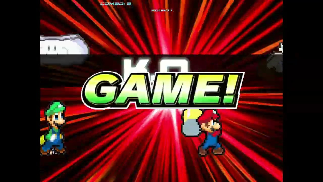 Mugen Battle - Super Better Mario and Super Better Luigi VS Abood Mohammed and SMG4