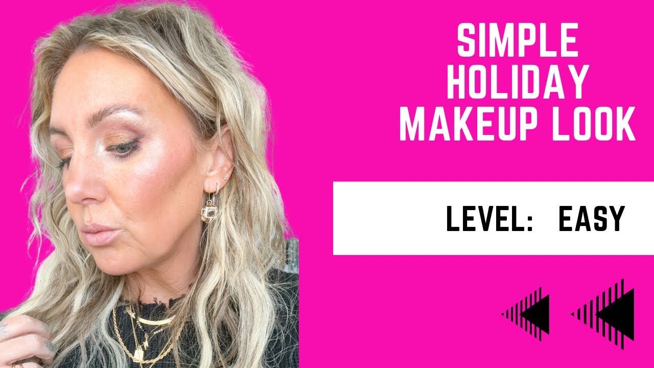 Simple Holiday Makeup Look-Seint Beauty-Easy Eyeshadow, Blush and Lips