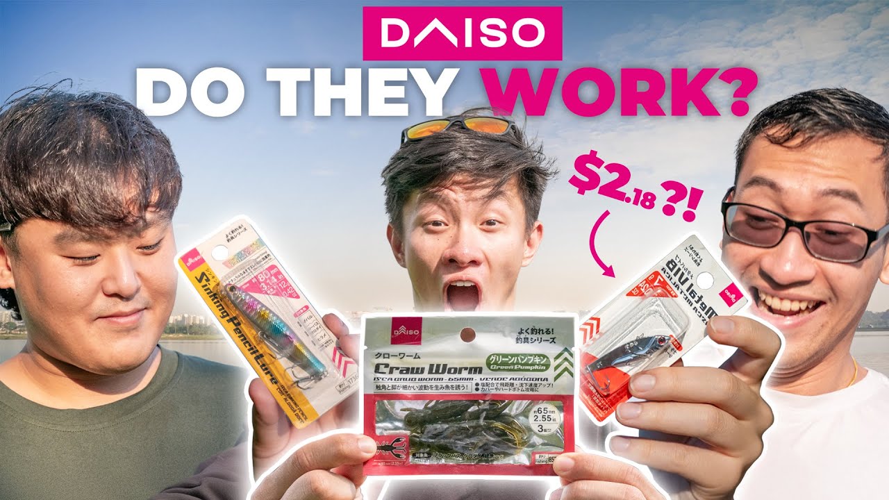 Daiso Fishing Lure Challenge: Will These $2 Lures Catch Fish?
