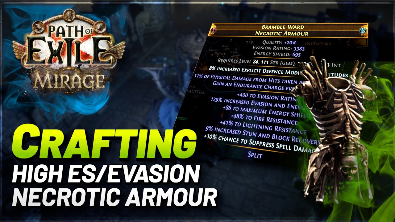 PoE 3.28 - Crafting an Endgame Necrotic Armour