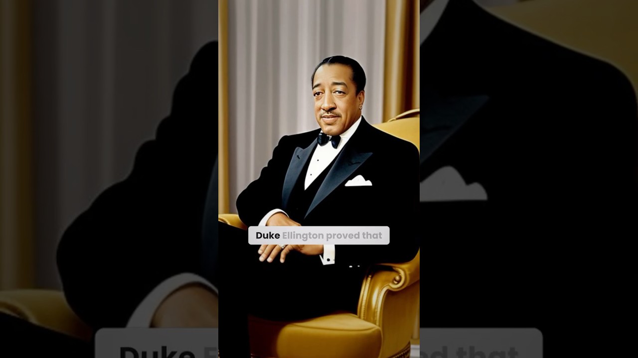 Duke Ellington: The Man Who Gave Black Music to the World #history #blackmusicians  #americanhistory