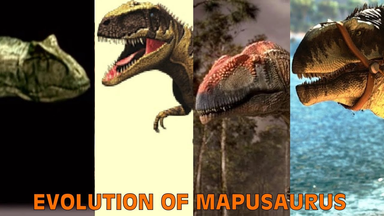 Evolution Of Mapusaurus In Movies, TV Shows, Documentaries, Games, & Paleo Media