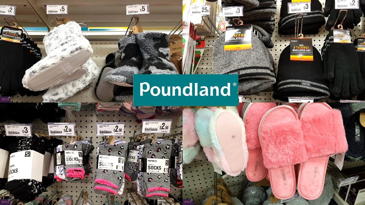 Poundland Shop Winter Collection Ladies/ Men/ Gils/ Boys/ Slippers/ Socks/ Hats/Gloves/ Scarf