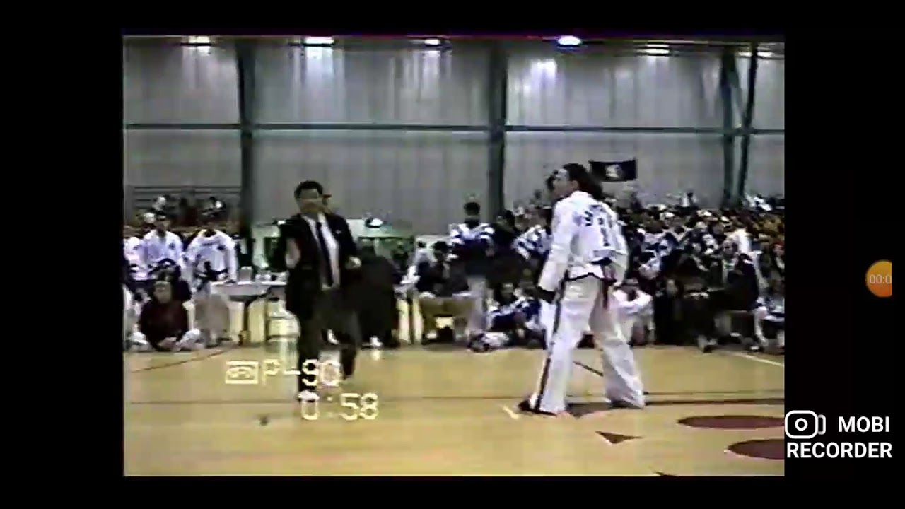 Paul Germain vs Sergio Maceira Taekwondo ITF Panamericano Regina 1996