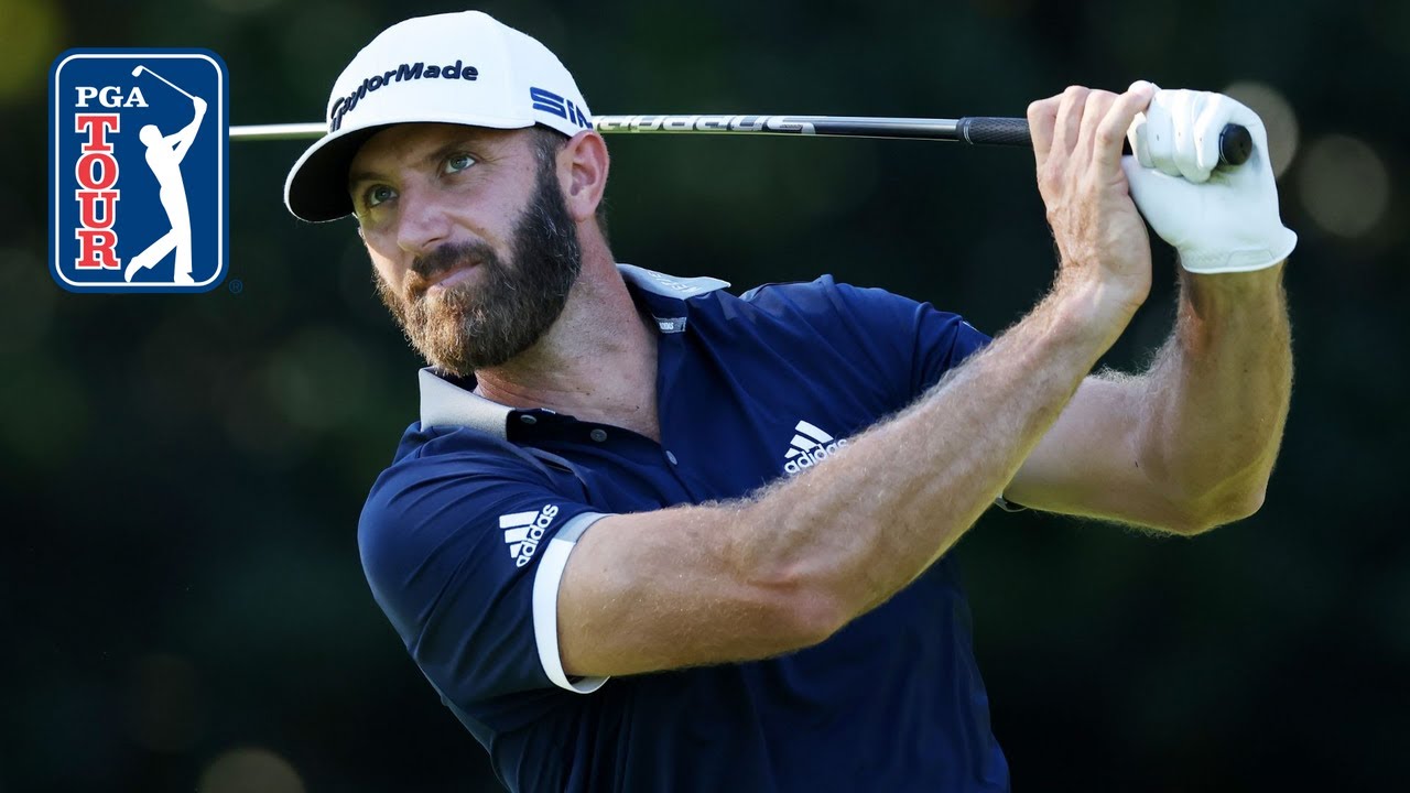 Dustin Johnson’s swing in slow motion (every angle)