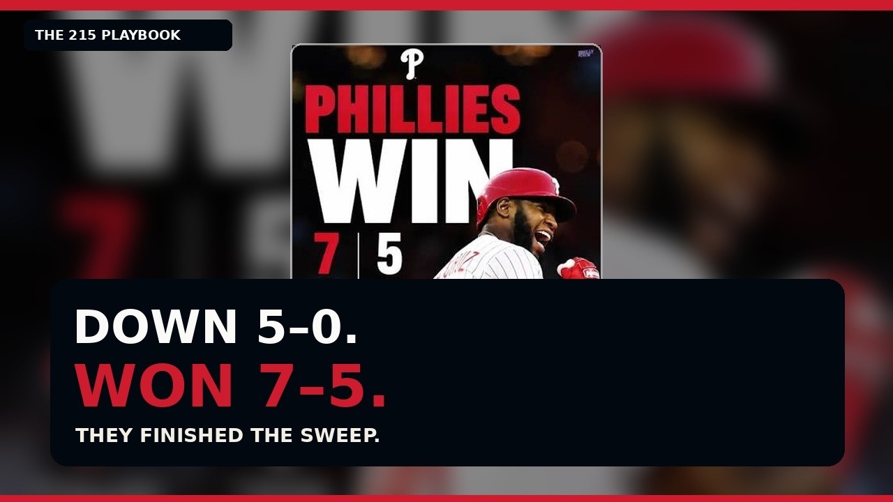 The 215 Playbook Did The Phillies Just Wake Up?