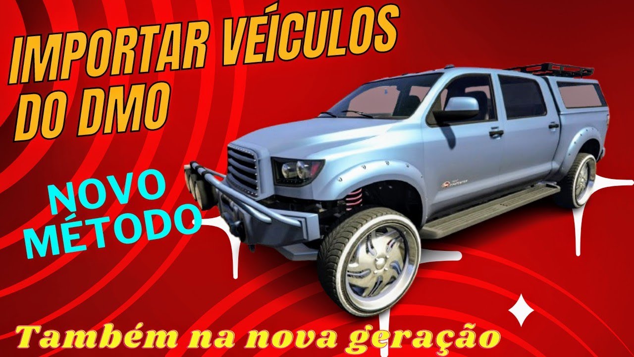 💥NOVO DMO💥TRAZER VEÍCULOS CRIADOS NO SAVE WIZARD🔥PS5, PS4 e XBOX SERIES🔥GTA ONLINE