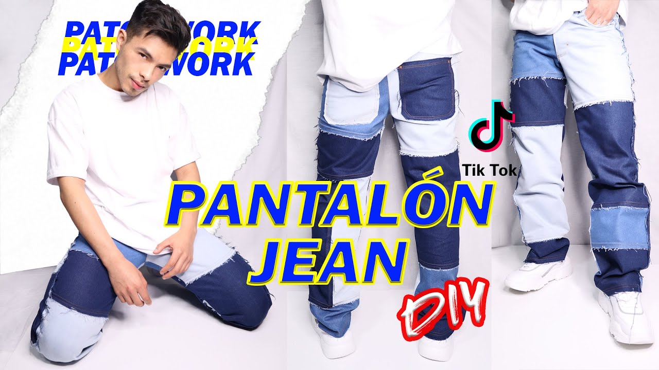DIY Pantalón Jean! 👖 VLOG  Patchwork