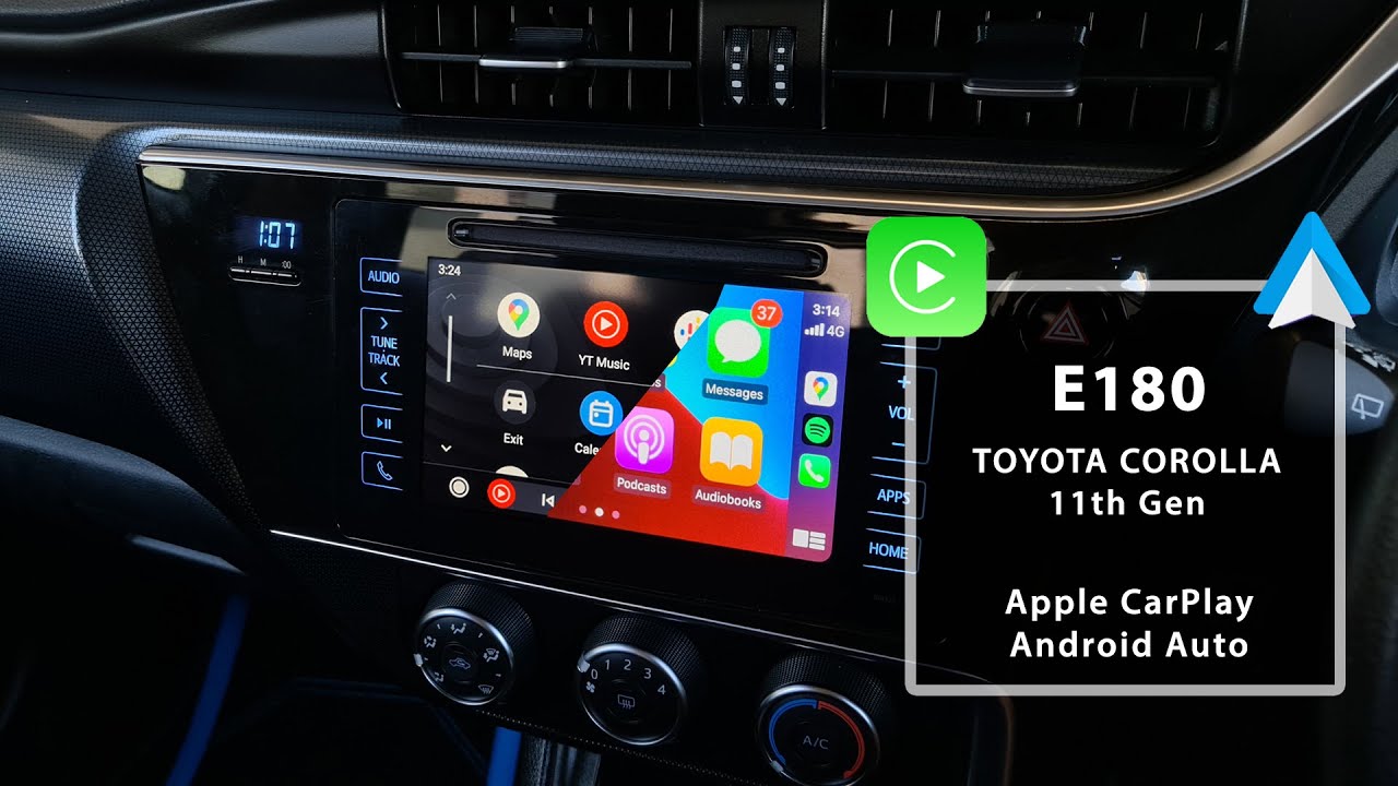 Toyota Corolla 2018 - CarPlay & Android Auto Installed